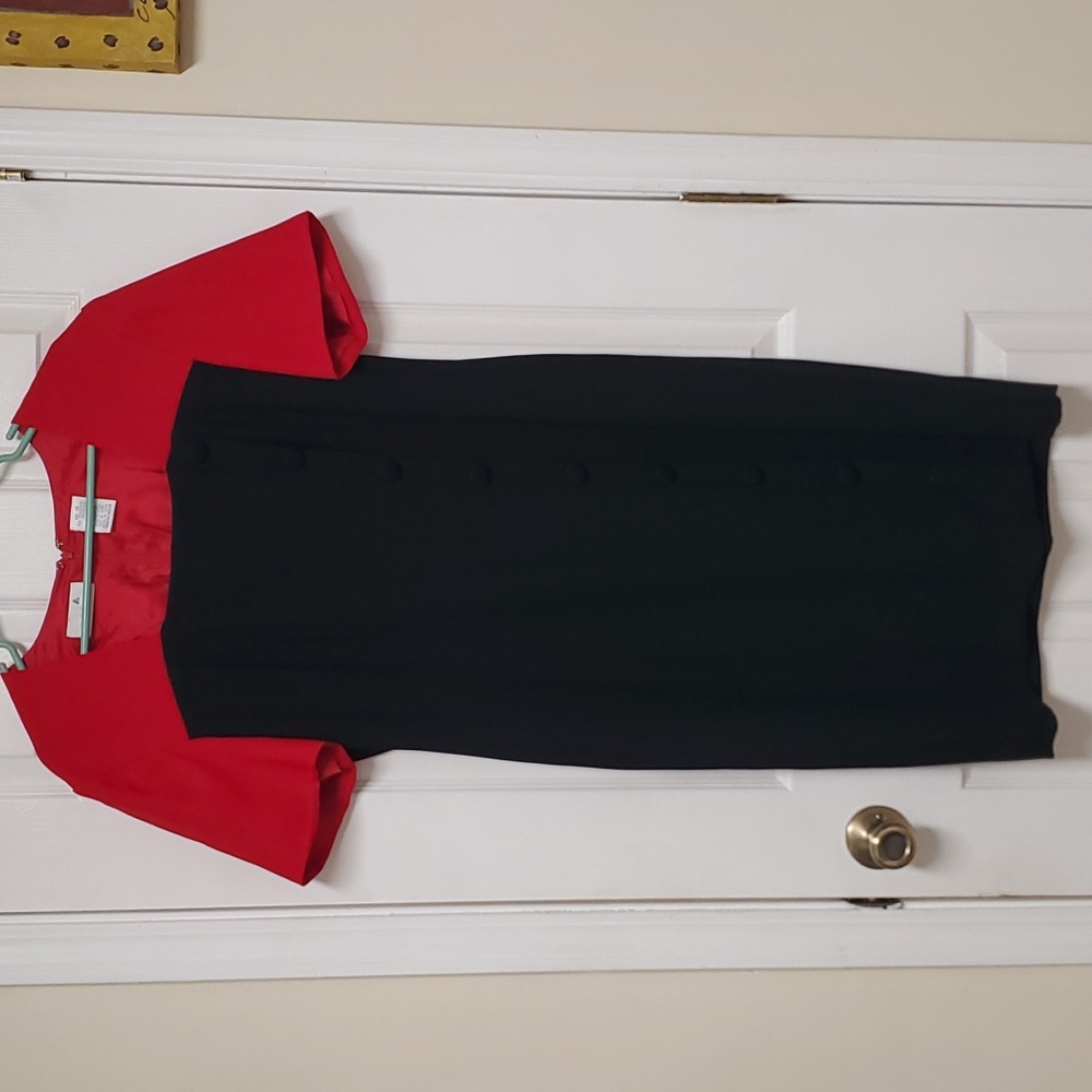Liz Claiborne,  black and red size,  14 dress